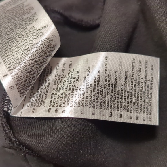 Reebok Men's Black Hoodie Sweatshirt Size M NWT MSRP $60 - Picture 5 of 6